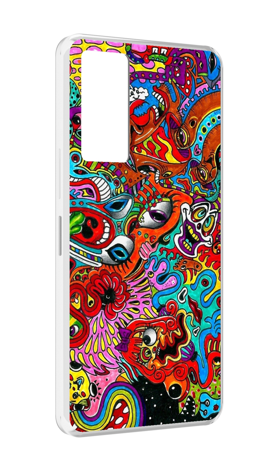 

Чехол MyPads разные абстракции яркие для Infinix Note 11, Прозрачный, Tocco