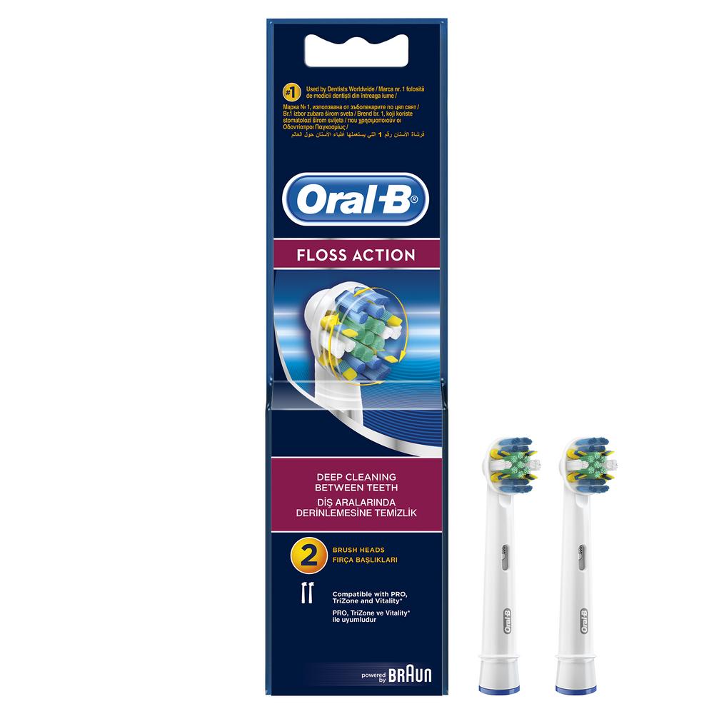 фото Насадка для электрической зубной щетки oral-b eb25rb-2 floss action