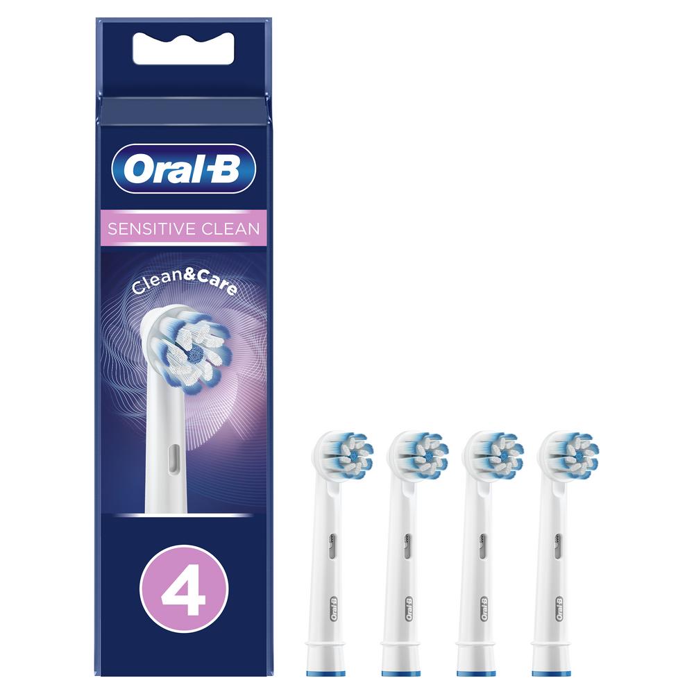 фото Насадка для электрической зубной щетки oral-b eb60-4 sensitive clean