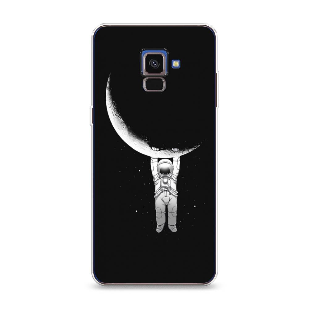 

Чехол Awog на Samsung Galaxy A8 2018 "Космонавт", Разноцветный, 25450-4