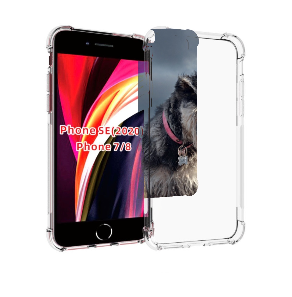 

Чехол MyPads ризеншнауцер 2 для iPhone 7 4.7 / iPhone 8 / iPhone SE 2 (2020), Прозрачный, Tocco