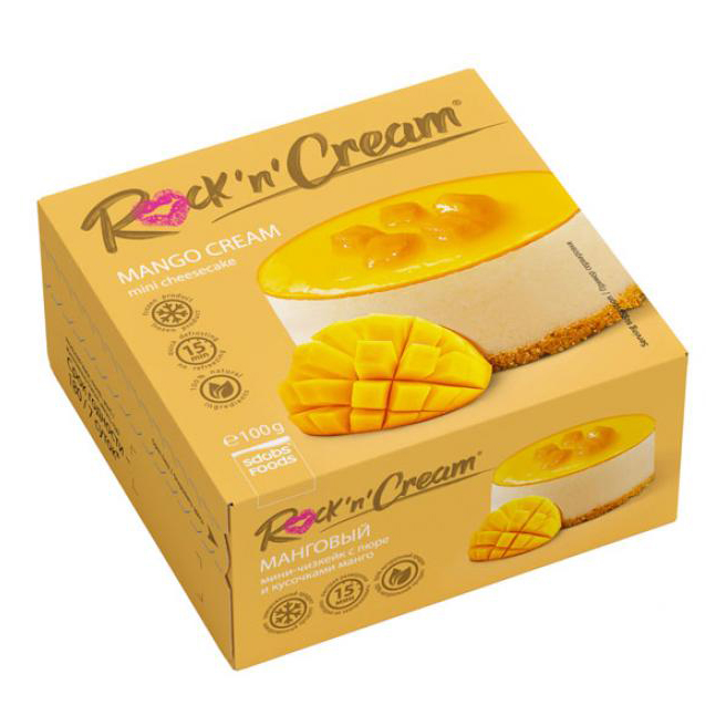 Пирожное Rock'n'Cream Чизкейк манговый 100 г