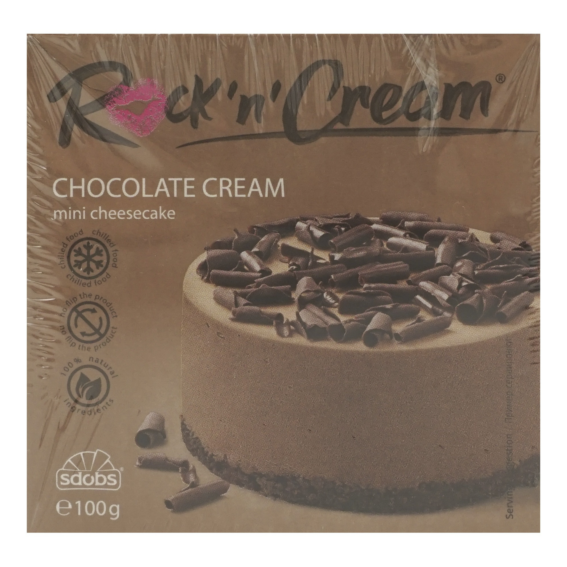 

Пирожное Rock'n'Cream Мини чизкейк Шоколадный замороженный 100 г