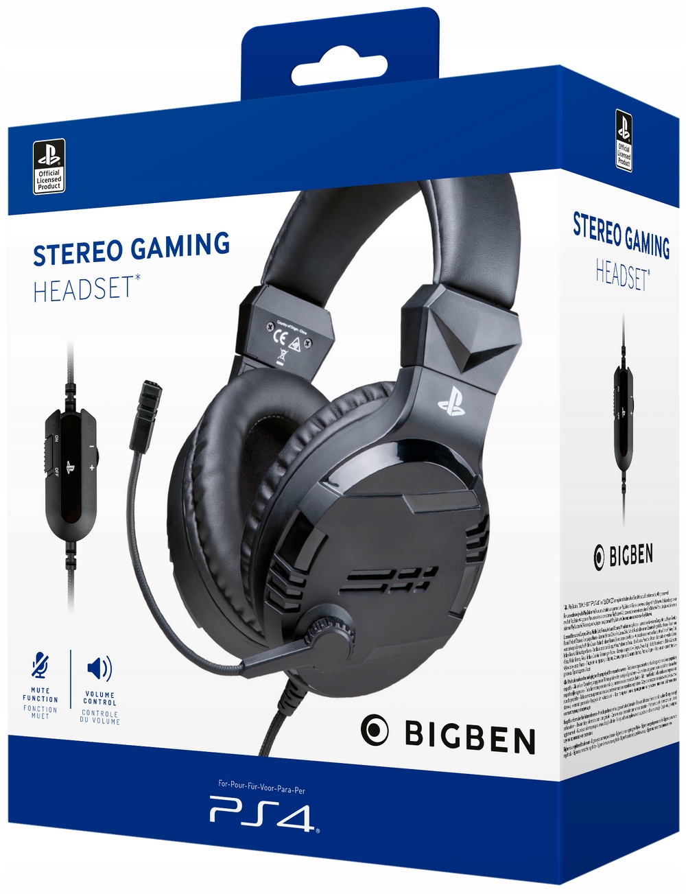 фото Наушники bigben ps4ofheadsetv3 black