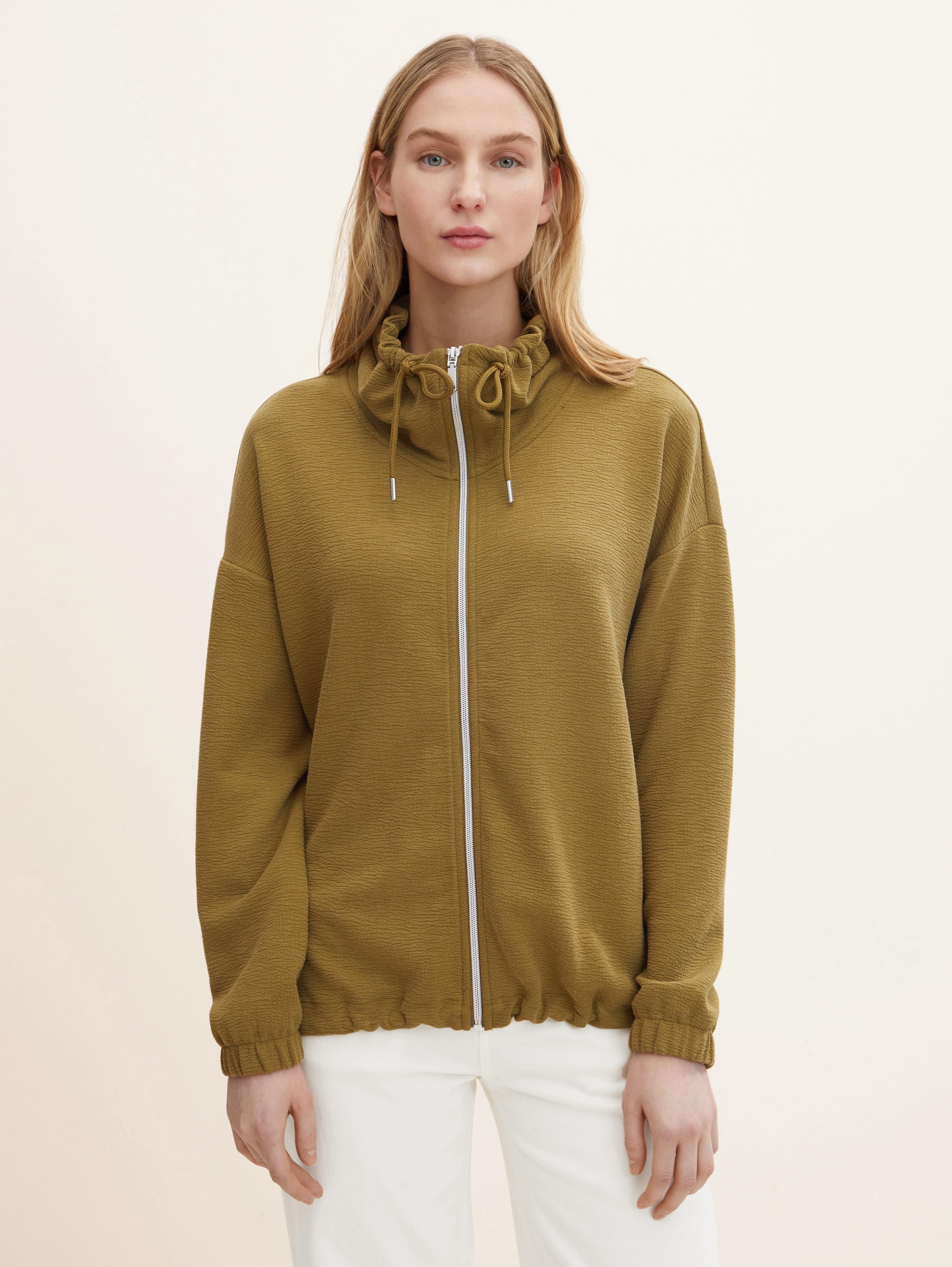 

Толстовка женская TOM TAILOR 1030510 хаки XL, 1030510