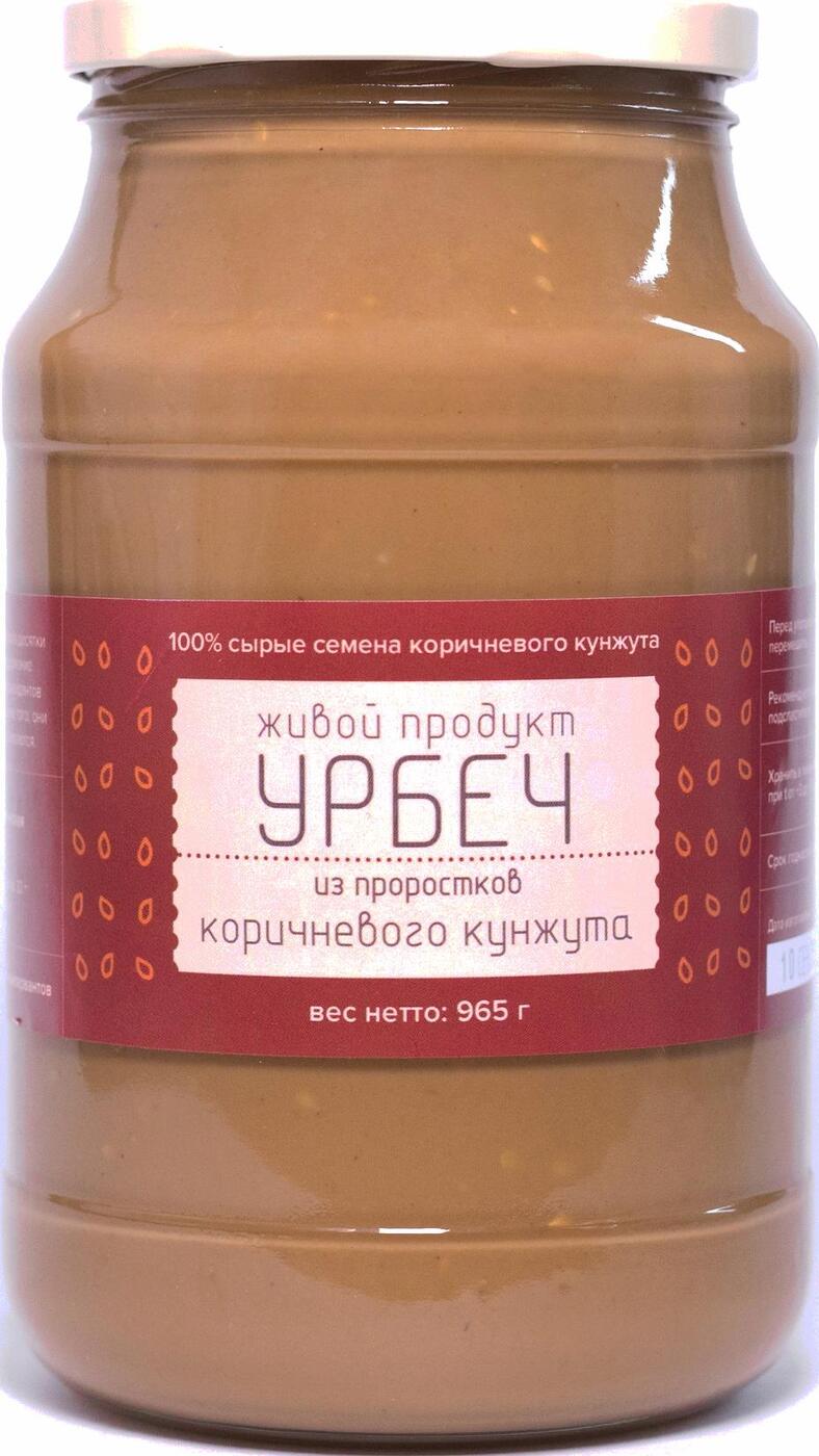 Урбеч из проростков семян коричневого кунжута Живой продукт 965 г