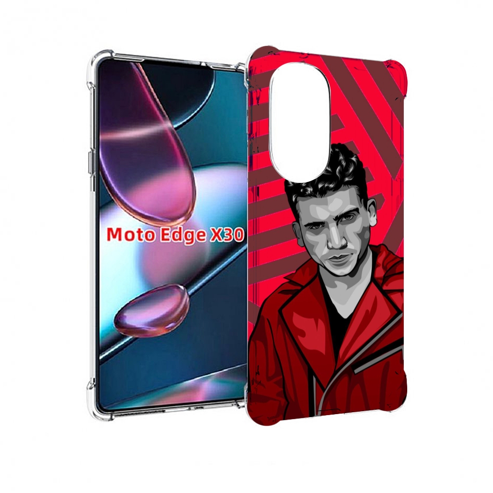

Чехол MyPads Денвер-бумажный-дом для Motorola Moto Edge X30, Прозрачный, Tocco