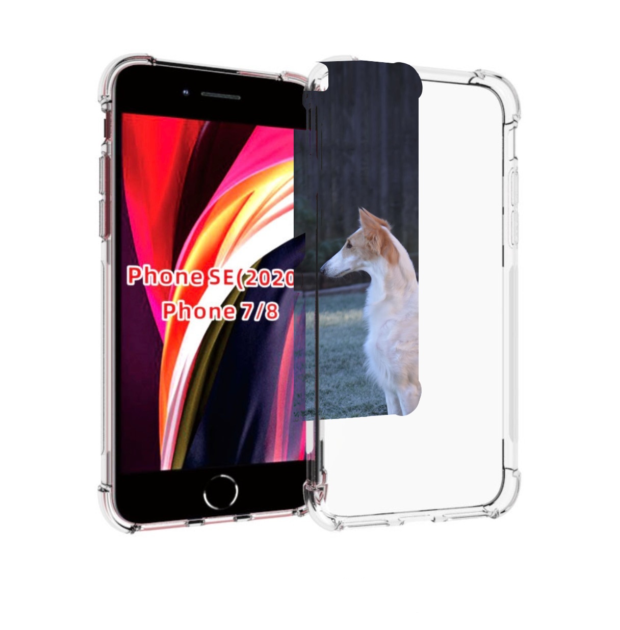 

Чехол MyPads русская псовая борзая для iPhone 7 4.7 / iPhone 8 / iPhone SE 2 (2020), Прозрачный, Tocco