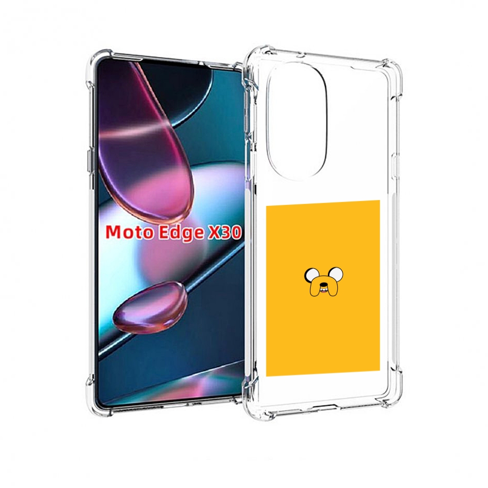 

Чехол MyPads Джейк-время-приключений для Motorola Moto Edge X30, Прозрачный, Tocco