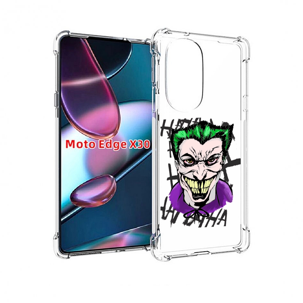 

Чехол MyPads Джокер-крейзи для Motorola Moto Edge X30, Прозрачный, Tocco