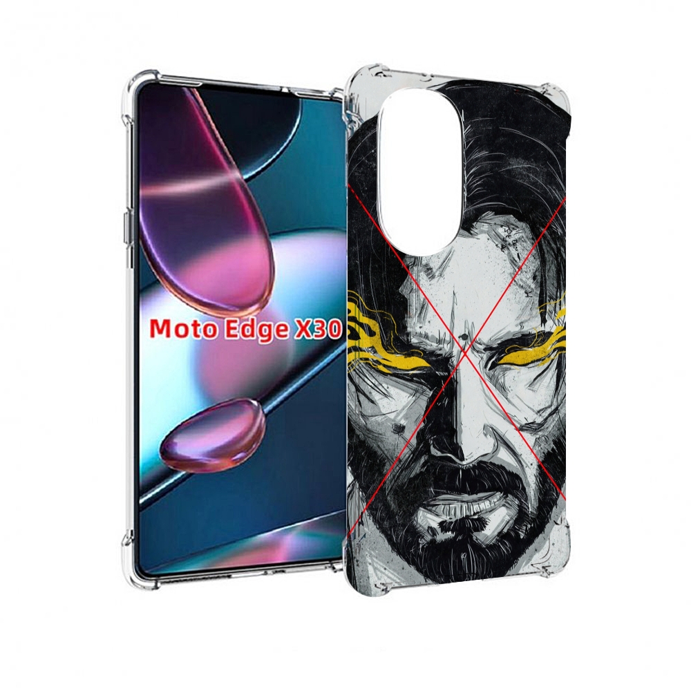 

Чехол MyPads Джон-Уик для Motorola Moto Edge X30, Прозрачный, Tocco