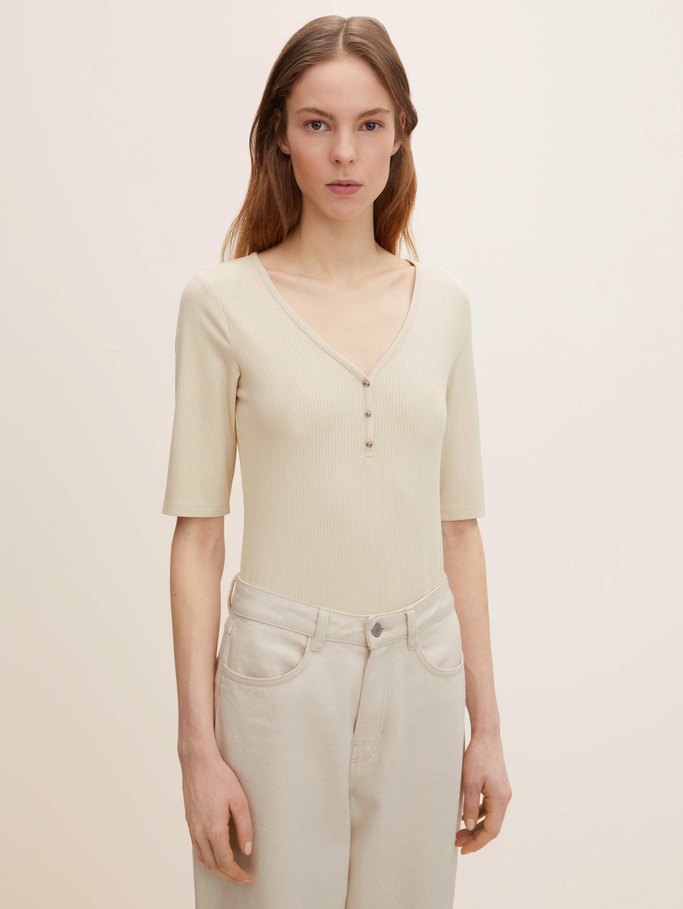

Футболка женская Tom Tailor Denim 1030187 коричневая S, 1030187