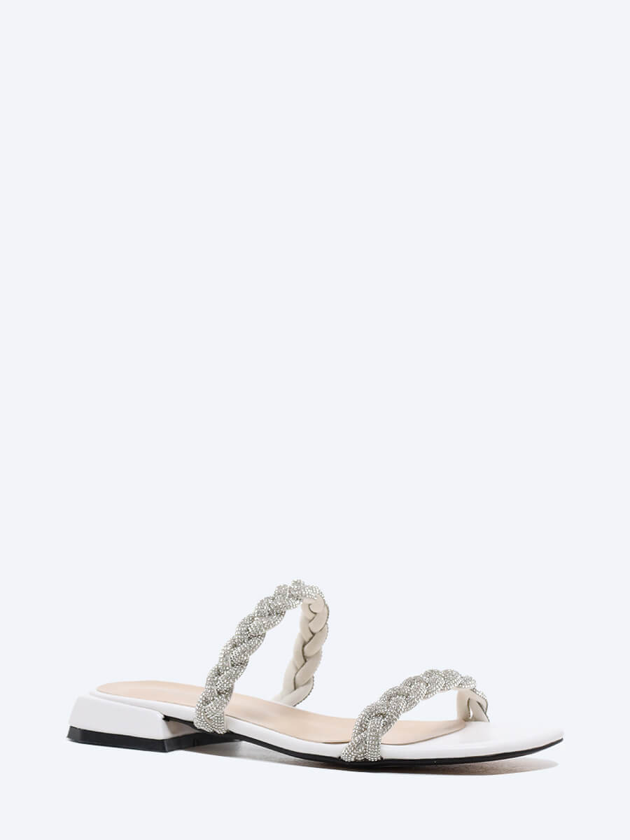 

Мюли женские Vitacci 2390517 белые 39 RU, Белый, 2390517