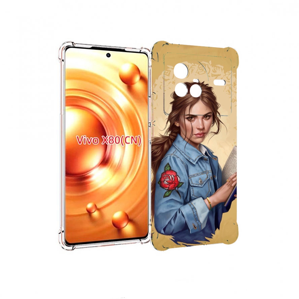 

Чехол Mypads Девушка-В-Бежевом-Фоне Для Vivo X80, Прозрачный, Tocco