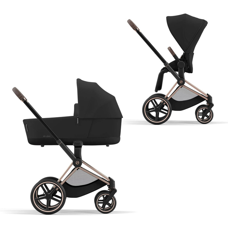 Cybex Priam IV Коляска 2 в 1, шасси IV Rose Gold/Sepia Black