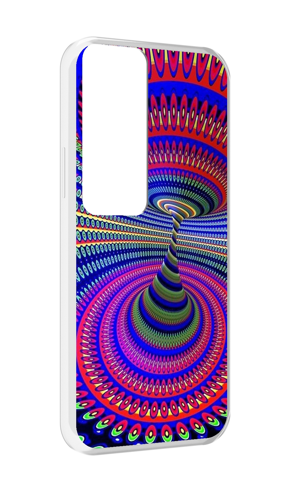 

Чехол MyPads оптическая иллюзия для Tecno Pova Neo 2, Прозрачный, Tocco