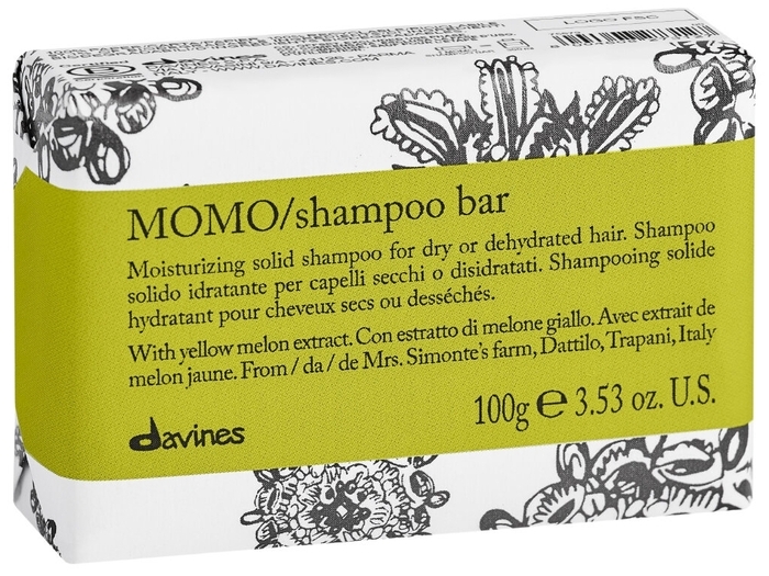 Купить Шампунь твёрдый момо для глубокого увлажнения волос Davines Momo Shampoo Bar 100 г