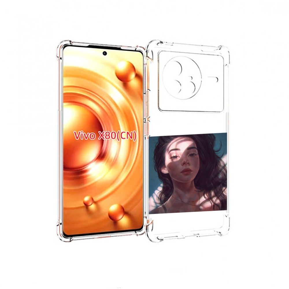 

Чехол Mypads Девушка-В-Лучах Женский Для Vivo X80, Прозрачный, Tocco