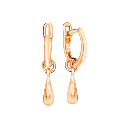 

Серьги подвески из красного золота Yahont 236704, 236704