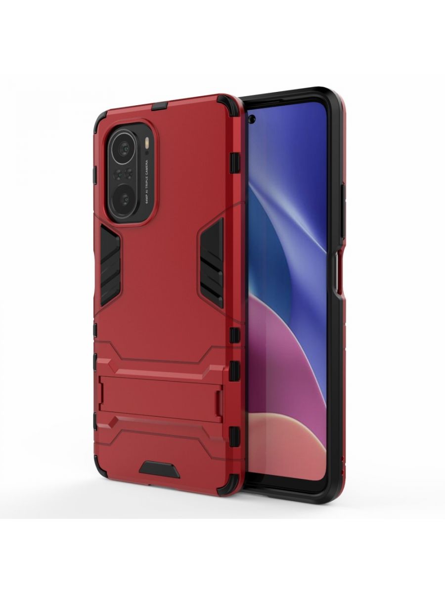 

Чехол Iron для смартфона Poco F3 Красный