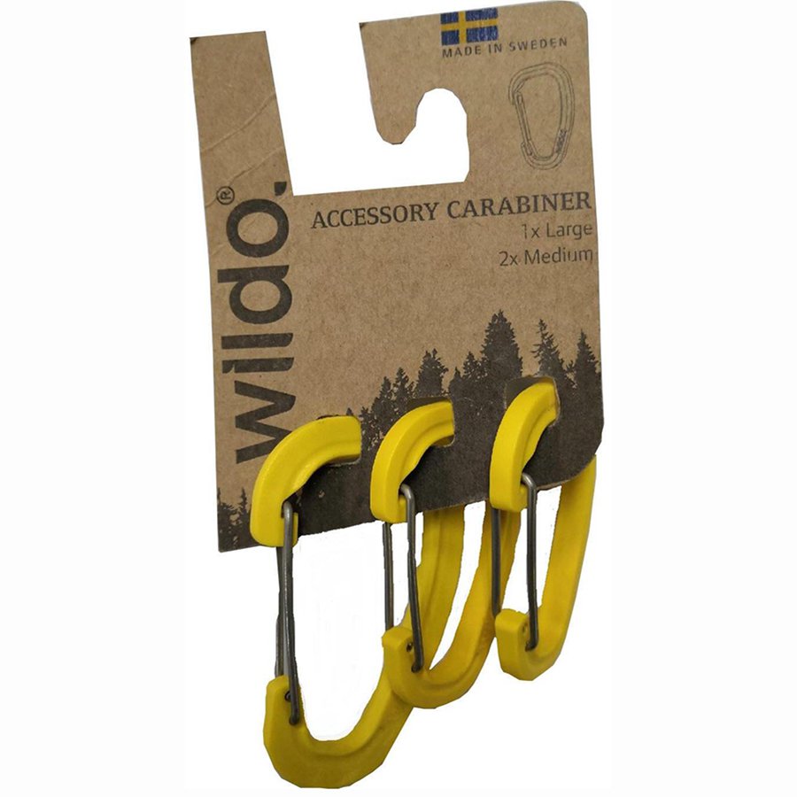 Карабины для аксессуаров в наборе ACCESSORY CARABINER 3-SET от WILDO® LEMON, 89633