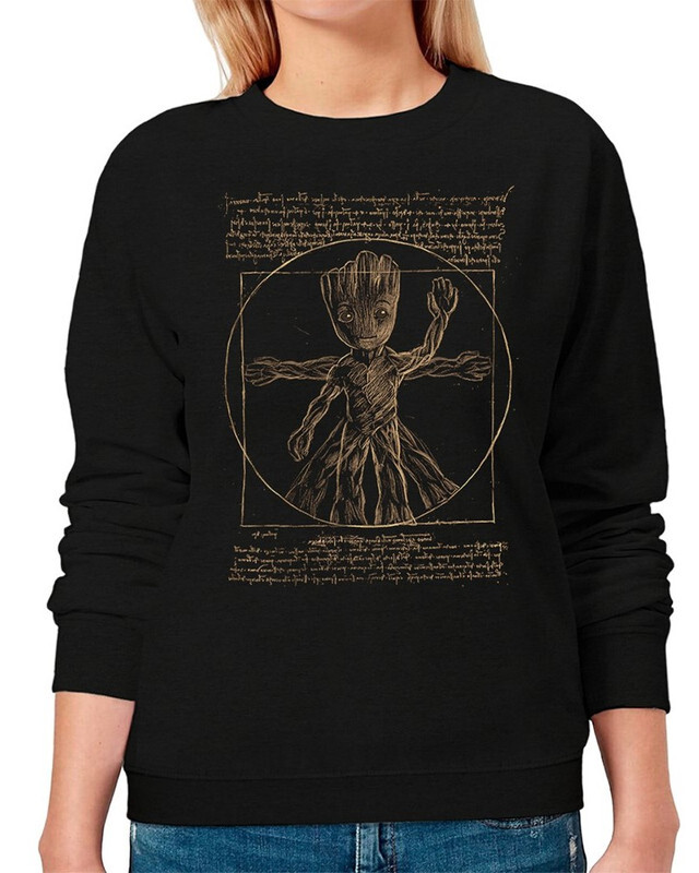 Свитшот женский Dream Shirts 5066-groot-1swi черный 46 RU
