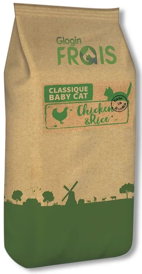 

Сухой корм для котят Frais Classique Kitten Chicken With Rice, курица, 10кг, Classique Kitten Chicken With Rice для котят всех пород с курицей и рисом