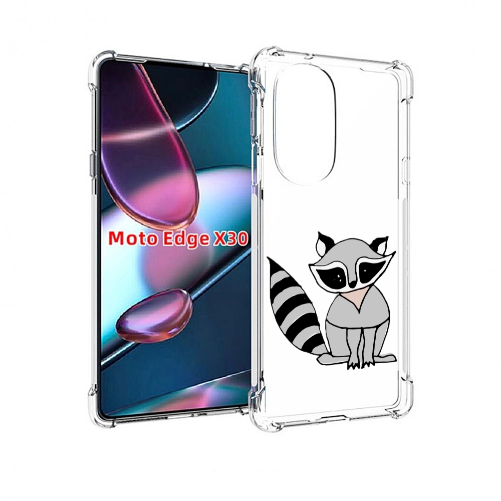

Чехол MyPads Енотик для Motorola Moto Edge X30, Прозрачный, Tocco