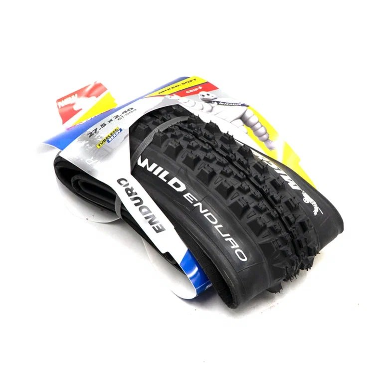 

MICHELIN Покрышка MICHELIN WILD ENDURO 61-584 (27.5X2.4)REAR GUM-X3D TS TLR,33TPI фолдинг,, Черный