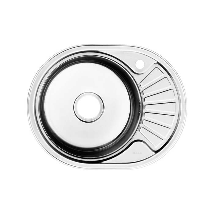 

Мойка с выпуском 011UPSOi84, нержавеющая сталь, 600*470, Suno S, IDDIS, SUN60SLi77K
