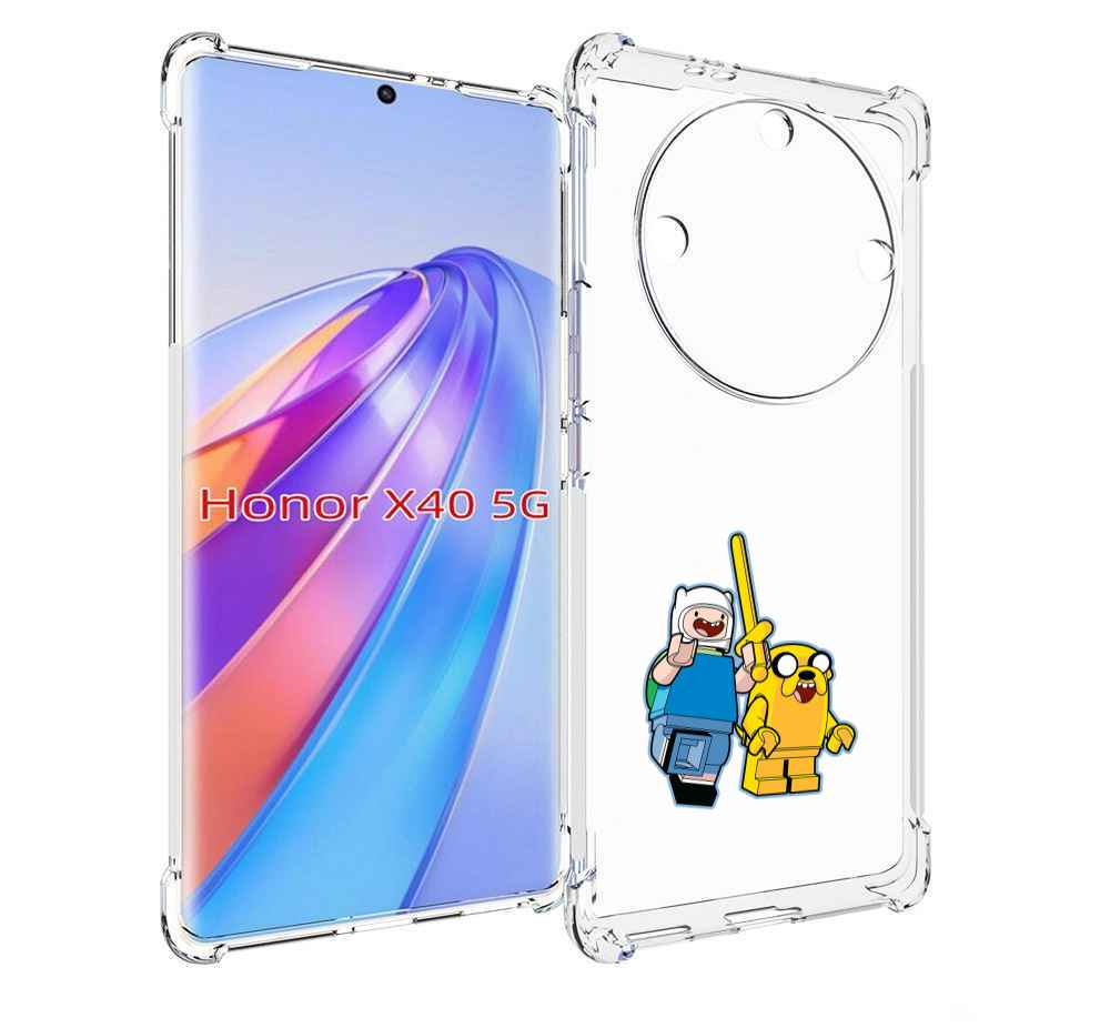 

Чехол MyPads время приключений лего для Honor X40, Прозрачный, Tocco