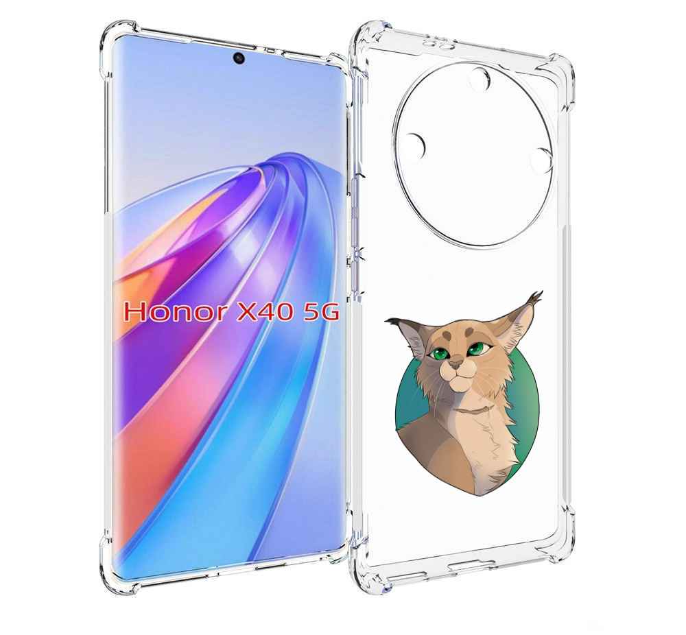 

Чехол MyPads рысь-нарисованная для Honor X40, Прозрачный, Tocco