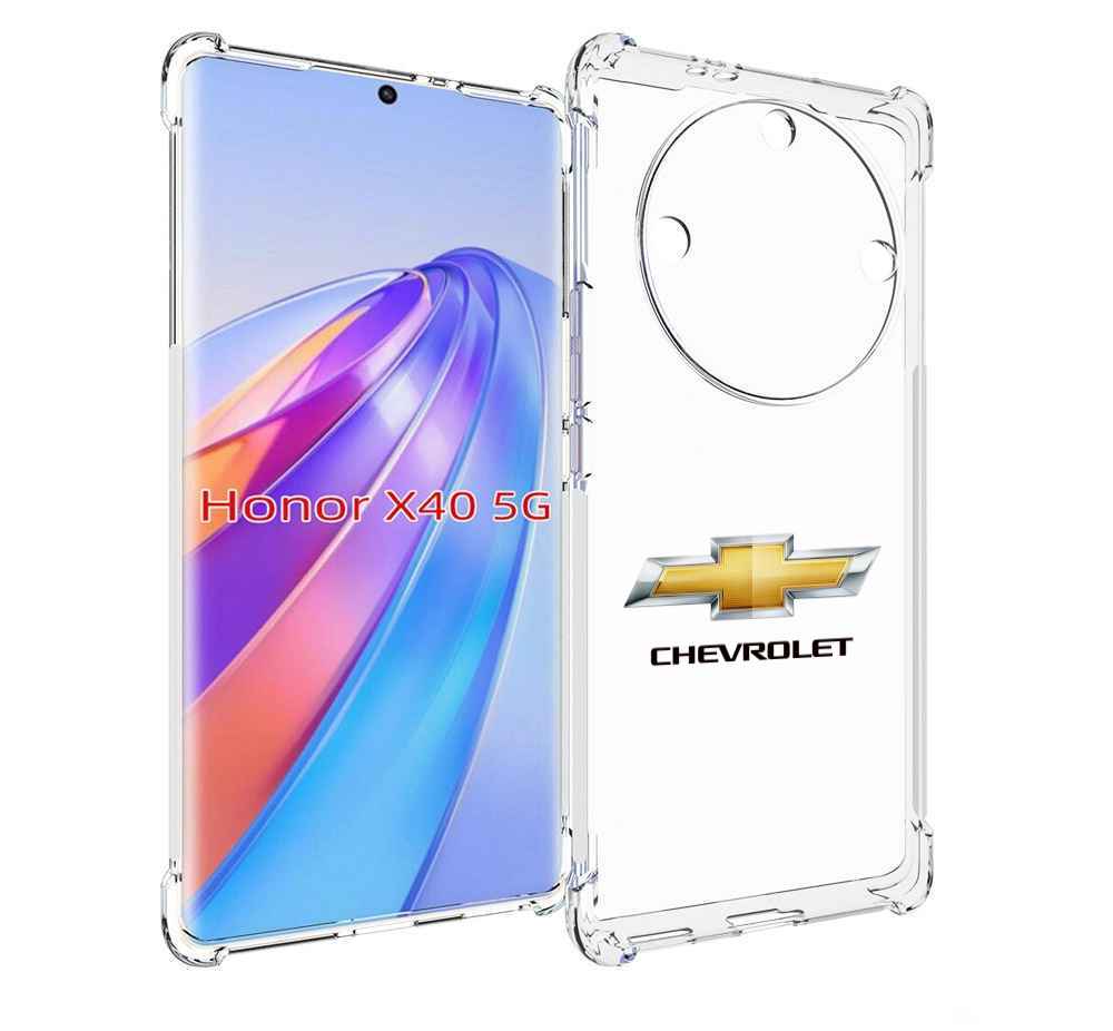 

Чехол MyPads сhevrolet-3 мужской для Honor X40, Прозрачный, Tocco