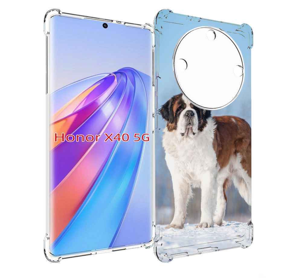 

Чехол MyPads сенбернар для Honor X40, Прозрачный, Tocco