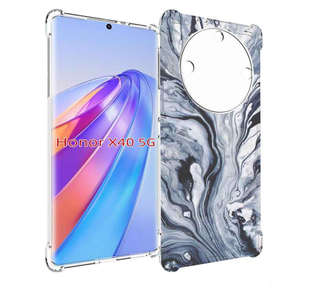 

Чехол MyPads серая краска для Honor X40, Прозрачный, Tocco