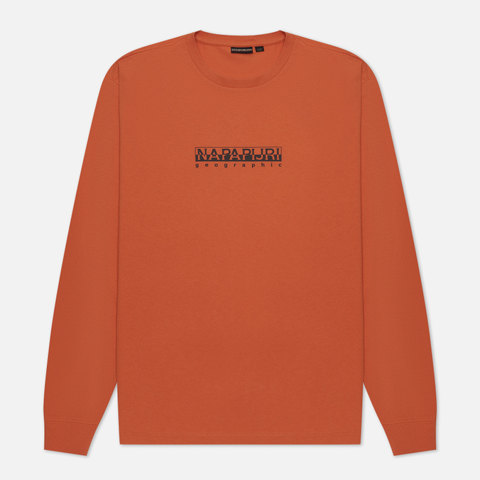 

Лонгслив мужской Napapijri NP0A4GK7AA3 оранжевый 2XL, NP0A4GK7AA3