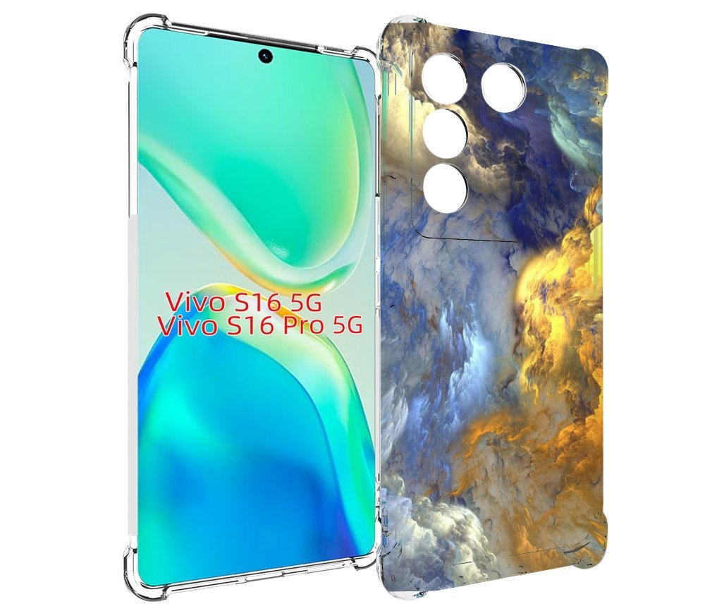 

Чехол MyPads мраморное небо для Vivo S16 5G/S16 Pro 5G/V27/V27 Pro, Tocco