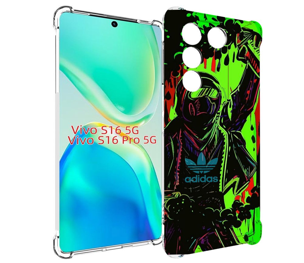 

Чехол MyPads мужчина в красках адидас для Vivo S16 5G/S16 Pro 5G/V27/V27 Pro, Tocco