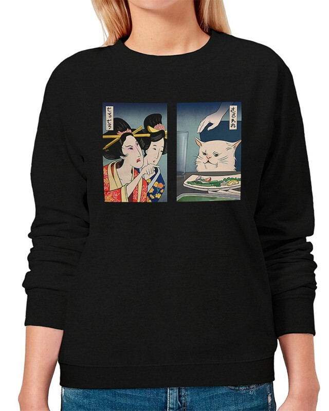 

Свитшот женский Dream Shirts 503-mcat-1swi черный 52 RU, 503-mcat-1swi