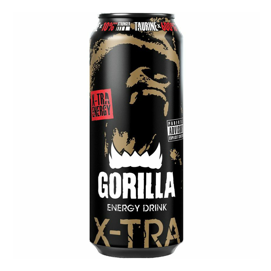 Энергетический напиток Gorilla Extra Energy газированный 0,45 л