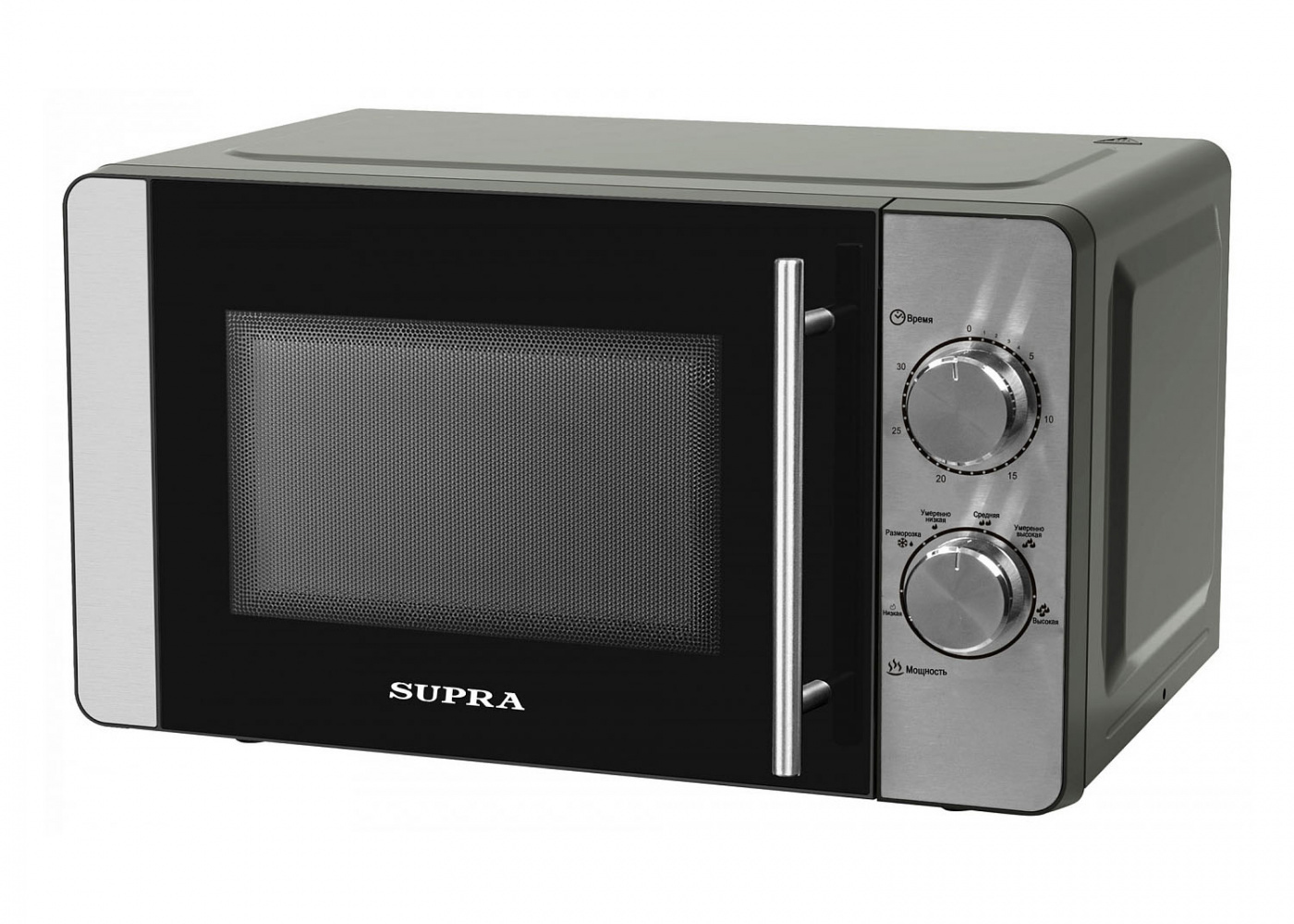 

Микроволновая печь соло SUPRA 20MS22 серый, 20MS22