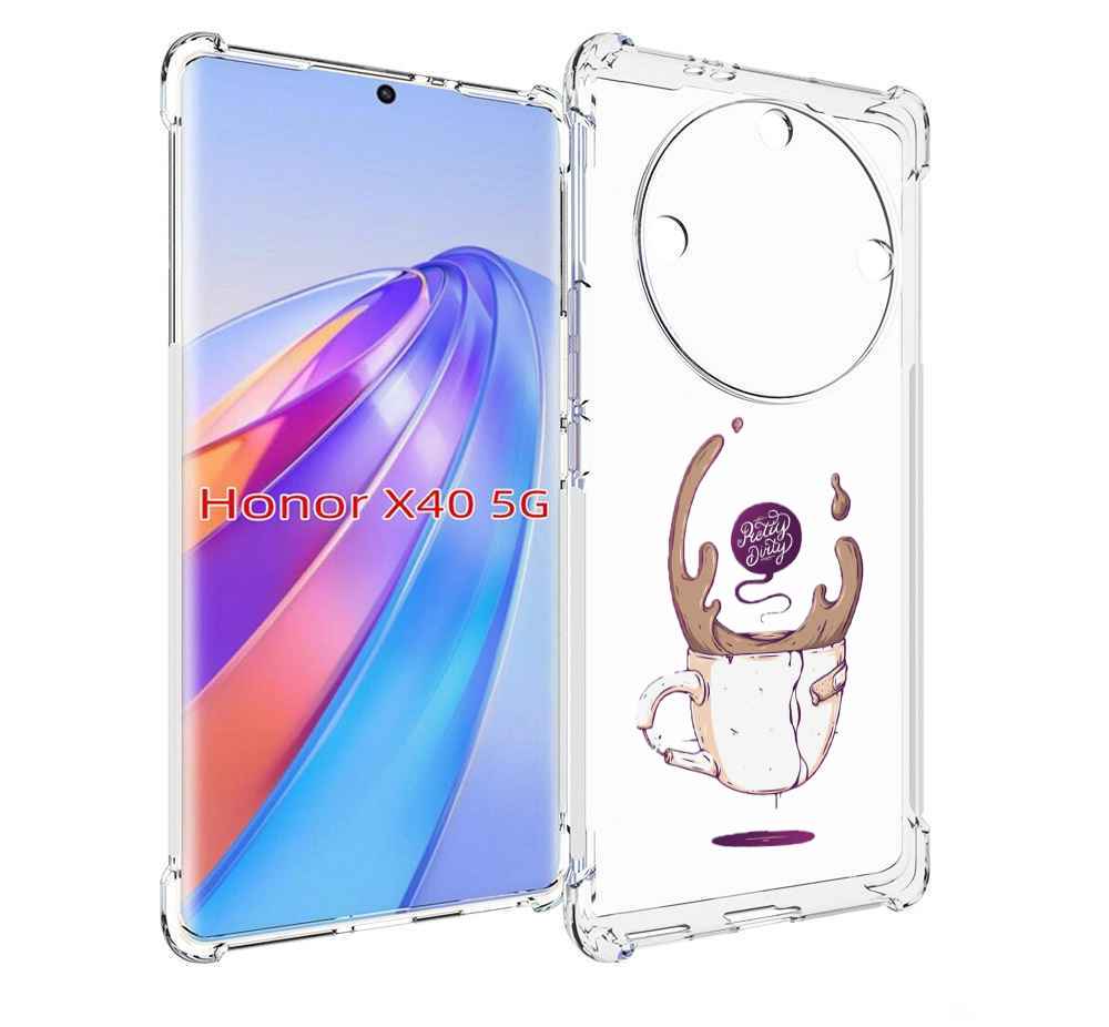 

Чехол MyPads сломанный стаканчик для Honor X40, Прозрачный, Tocco