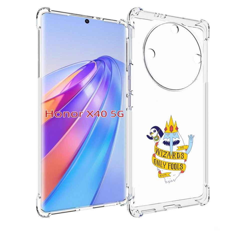 

Чехол MyPads время приключений снежный король для Honor X40, Прозрачный, Tocco