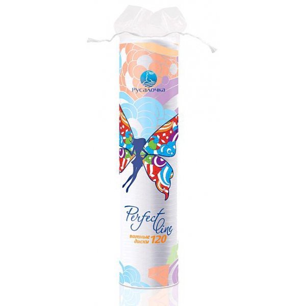 

Ватные диски Perfect Line косметические 120 шт, Белый