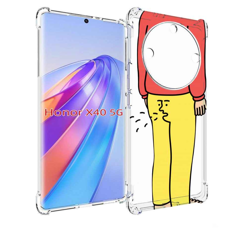 

Чехол MyPads смешной-мужчина для Honor X40, Прозрачный, Tocco