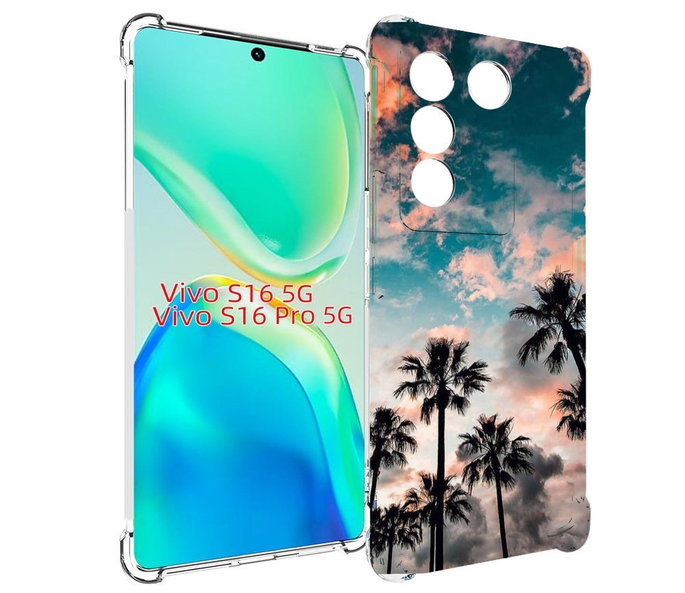 

Чехол MyPads небо-с-пальмами для Vivo S16 5G / S16 Pro 5G / V27 / V27 Pro, Tocco