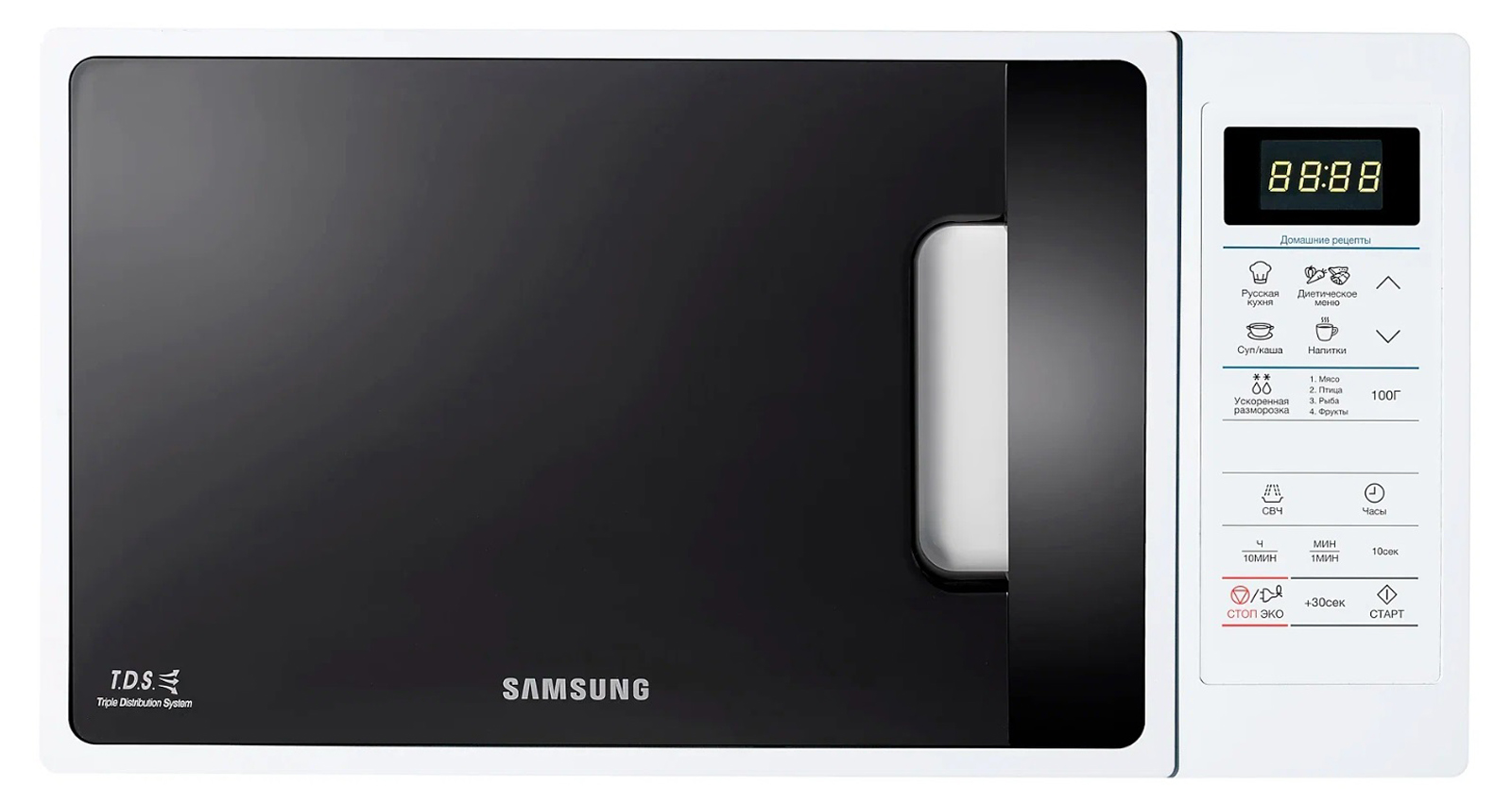 

Микроволновая печь соло Samsung ME83ARW белый, ME83ARW