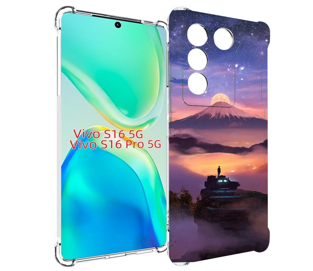 

Чехол MyPads ночь-в-горах для Vivo S16 5G/S16 Pro 5G/V27/V27 Pro, Tocco