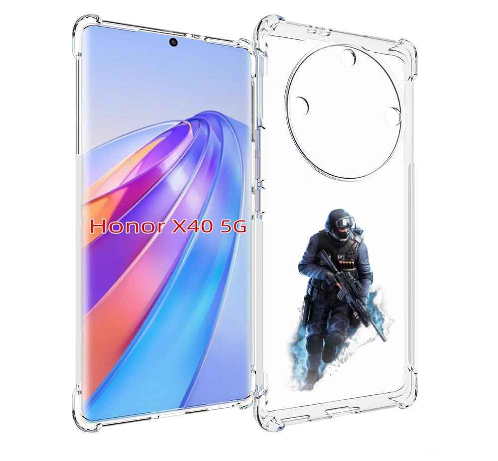 

Чехол MyPads спецназ-ксго для Honor X40, Прозрачный, Tocco