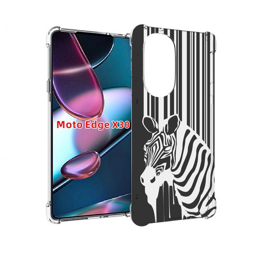 

Чехол MyPads Зебра для Motorola Moto Edge X30, Прозрачный, Tocco